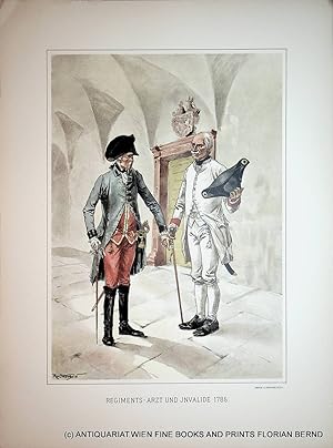 Österreich: Regiments-Arzt und Invalide 1785