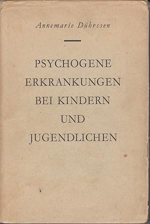 Bild des Verkufers fr Psychogene Erkrankungen bei Kindern und Jugendlichen. Eine Einfhrung in die allgemeine und spezielle Neurosenlehre zum Verkauf von Antiquariat Jterbook, Inh. H. Schulze