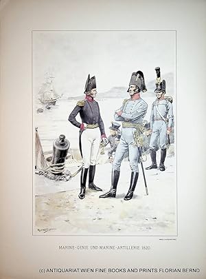Österreich: Marine- Genie und Marine-Artillerie 1820