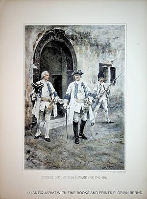 Österreich: Offiziere der Deutschen Infanterie 1740-1767