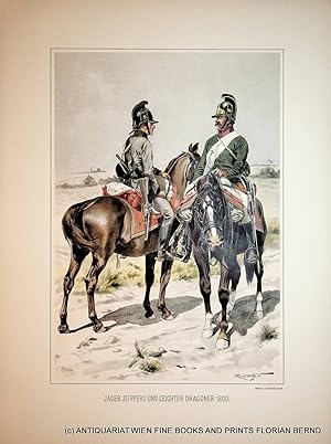 Österreich: Jäger zu Pferd und Leichter Dragoner 1800