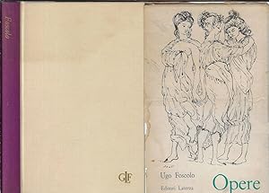 Immagine del venditore per Opere Ultime lettere di Jacopo Ortis, Odi, Sonetti, Dei sepolcri Le grazie venduto da Biblioteca di Babele