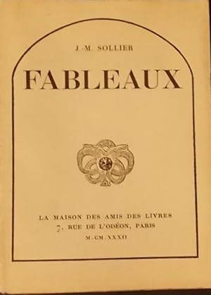 Image du vendeur pour Fableaux. mis en vente par Le Cabinet d'Amateur