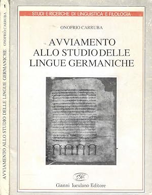 Bild des Verkufers fr Avviamento allo studio delle lingue germaniche zum Verkauf von Biblioteca di Babele