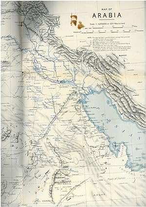 Bild des Verkufers fr Map of Arabia. G.S. 4016. zum Verkauf von Antiquariat INLIBRIS Gilhofer Nfg. GmbH