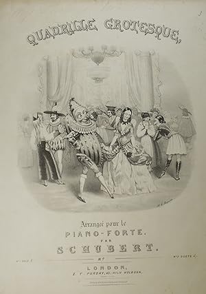 Seller image for Quadrille Grotesque, Arrangee pour le Piano-Forte for sale by Austin Sherlaw-Johnson, Secondhand Music