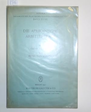 Seller image for Die afrikanische Arbeiterfrage / Die Inderfrage in Afrika. for sale by Antiquariat Welwitschia Dr. Andreas Eckl