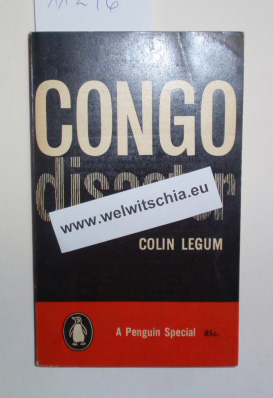 Bild des Verkufers fr Congo Disaster. zum Verkauf von Antiquariat Welwitschia Dr. Andreas Eckl