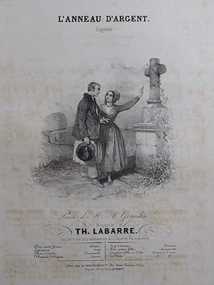 Seller image for LABARRE Thodore L'Anneau d'Argent Chant Piano ca1840 for sale by partitions-anciennes