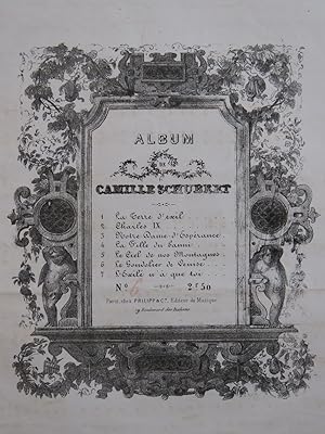 Seller image for SCHUBERT Camille Le Gondelier de Venise Chant Piano ca1840 for sale by partitions-anciennes