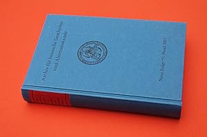 Archiv für hessische Geschichte und Altertumskunde. Neue Folge. 59. Band. 2001.