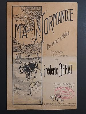 Seller image for Ma Normandie Romance Frdric Brat Chant for sale by partitions-anciennes