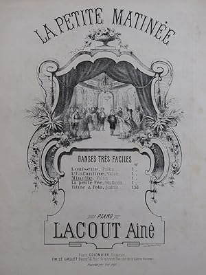 Seller image for LACOUT Ain Minette Piano XIXe sicle for sale by partitions-anciennes
