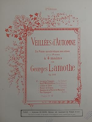 Seller image for LAMOTHE Georges Les Petits Troupiers Piano 4 mains for sale by partitions-anciennes