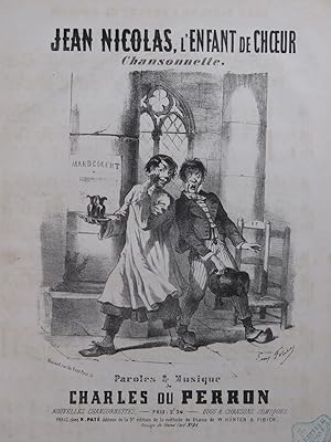 Image du vendeur pour DU PERRON Charles Jean Nicolas l'Enfant de Choeur Chant Piano ca1850 mis en vente par partitions-anciennes