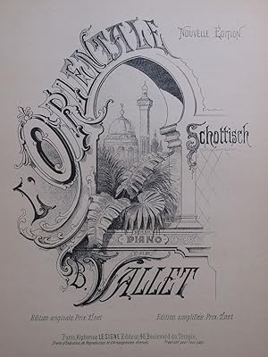 Immagine del venditore per Vallet B. L'Orientale Piano venduto da partitions-anciennes