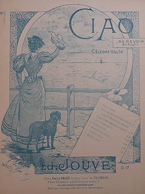 Seller image for JOUVE Edouard Ciao Piano ca1897 for sale by partitions-anciennes