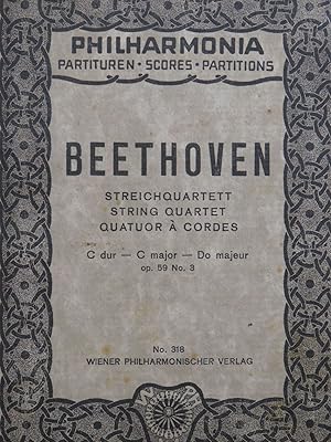 BEETHOVEN Quatuor No 9 Violon Alto Violoncelle