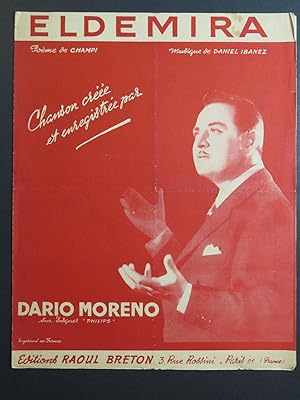 Seller image for Eldemira Dario Moreno Chant Piano 1954 for sale by partitions-anciennes