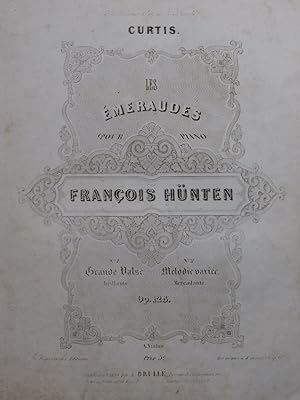 Seller image for HNTEN Franois Les meraudes No 2 Piano ca1840 for sale by partitions-anciennes