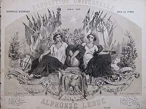 LEDUC Alphonse Exposition Universelle Paris 1855 Piano 1855
