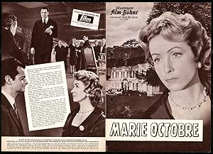 Seller image for Filmprogramm IFB Nr. 4849, Marie Octobre, Danielle Darrieux, Bernard Blier, Regie Dr. Konrad P. Rohnstein for sale by Bartko-Reher