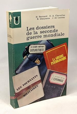 Seller image for Les dossiers de la seconde guerre mondiale for sale by crealivres