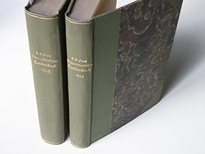 Literarhistorisches Taschenbuch. Jg. 1843 und 1844 (2 Bände von 6).