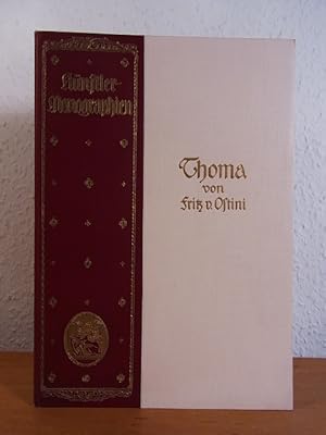 Bild des Verkufers fr Hans Thoma. Knstler-Monographien Band 46. Liebhaber-Ausgaben zum Verkauf von Antiquariat Weber