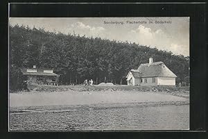 Ansichtskarte Sonderburg, Fischerhütte im Süderholz