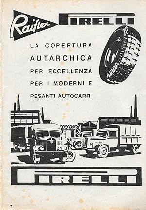 Seller image for Pirelli Raiflex/Linee triestine per l'Oriente. Advertising 1942 fronte retro for sale by libreria biblos