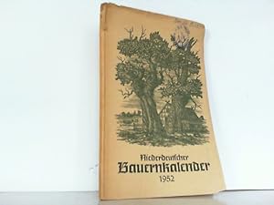 Bild des Verkufers fr Niederdeutscher Bauernkalender 1952. zum Verkauf von Antiquariat Ehbrecht - Preis inkl. MwSt.