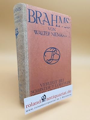 Bild des Verkufers fr Brahms / von Walter Niemann zum Verkauf von Roland Antiquariat UG haftungsbeschrnkt