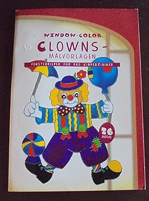 Clowns-Malvorlagen Windwos-Color: Fensterbilder für das Kinderzimmer