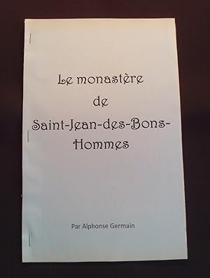 Imagen del vendedor de Le monastre de Saint-Jean-des-Bons-Hommes a la venta por Librairie Ancienne Zalc