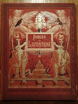 Choix de fables de La Fontaine Album pour les enfants 1883 - de LA FONTAINE Jean - Illustré par G...