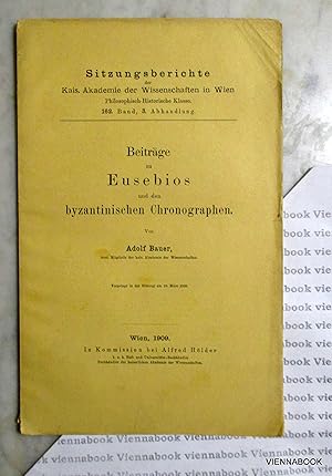 Beiträge zu Eusebios und den byzantinischen Chronographen