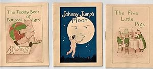 RARE (Vintage Christmas Card booklets- Set of Six, in box) Johnny Jump's Moon and Other Stories