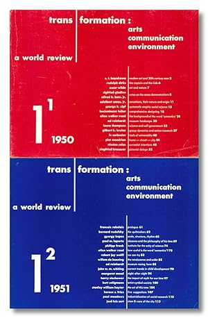 Seller image for TRANSFORMATION ARTS, COMMUNICATION & ENVIRONMENT A WORLD REVIEW for sale by William Reese Company - Literature, ABAA