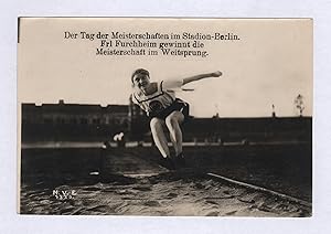 "Der Tag der Meisterschaften im Stadion-Berlin." - Berlin Weitsprung Meisterschaft Stadion Furchheim