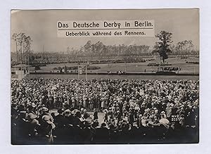 "Das Deutsche Derby in Berlin." - Pferderennen Pferderennsport Berlin Deutsches Derby Pferde