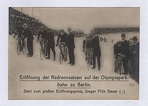 "Eröffnung der Radrennsaison auf der Olympiapark-Bahn zu Berlin" - Radsport Fahrrad Berlin Olympi...