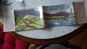 Seller image for VENEZUELA IN COLOR DUSTJACKET SHOWING LOTS OF TOWERING OIL WELLS LINED UP BY WATER. SECOND SERIES. GOLD in Mines & HUGE RESERVES Of Crude Oil. In. In Northern TIP of SOUTH AMERICA , 1942, STORY by Bernadine Bailey, Illustrated by Kurt Wiese, for sale by Bluff Park Rare Books