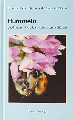 Bild des Verkufers fr Hummeln bestimmen, ansiedeln, vermehren, schtzen. Angaben ber die nur in den Alpen vorkommenden Hummelarten von Ambros Aichhorn, Goldegg. Bestimmungsschlssel fr lebende Tiere und nach Farben von E. von Hagen und Alois Fadini. 5., berarbeitete Aufl. zum Verkauf von Antiquariat Held