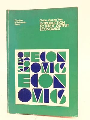 Seller image for Introduction to Input Output Economics for sale by World of Rare Books