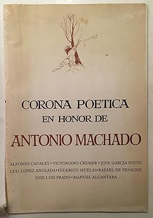 Imagen del vendedor de Corona poetica en honor de Antonio Machado a la venta por Joseph Burridge Books