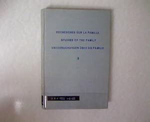 Bild des Verkufers fr Recherches sur la Famille Studies of the Family untersuchungen ber die Familie, Volume II. zum Verkauf von Antiquariat Bookfarm