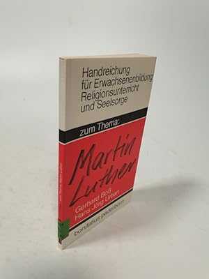 Bild des Verkufers fr Zum Thema Martin Luther. zum Verkauf von Antiquariat Bookfarm
