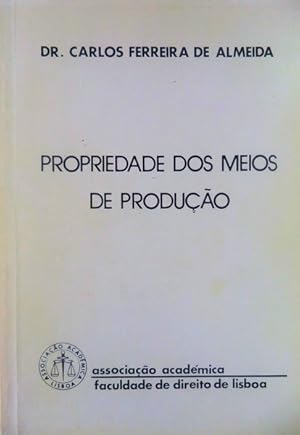 Bild des Verkufers fr DIREITO ECONMICO (PROPRIEDADE DOS MEIOS DE PRODUO). zum Verkauf von Livraria Castro e Silva