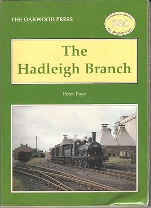 Imagen del vendedor de The Hadleigh Branch (Locomotion Papers 230) a la venta por Joy Norfolk, Deez Books